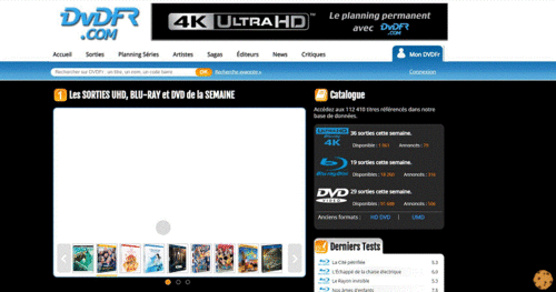 Couverture de DVDFr - L'actualité du DVD, du Blu-ray et de la 4K en France