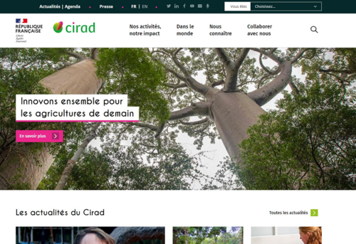 Couverture de Cirad, la recherche agronomique pour le développement durable des régions tropicales et méditerranéennes. | Cirad